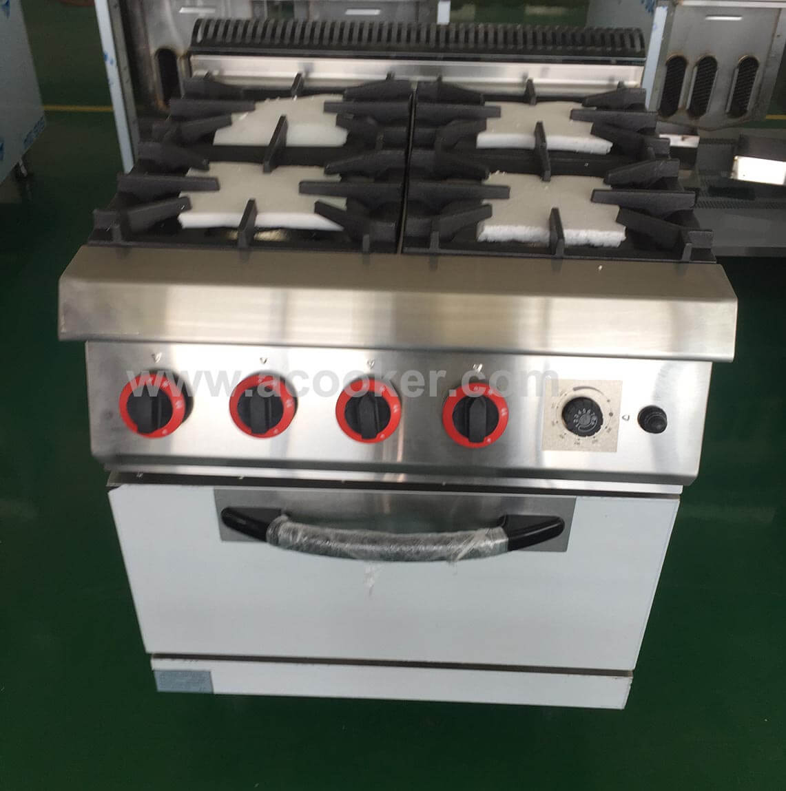 Cook Stove With Gas Oven Restaurant Gas Cooking Equipment