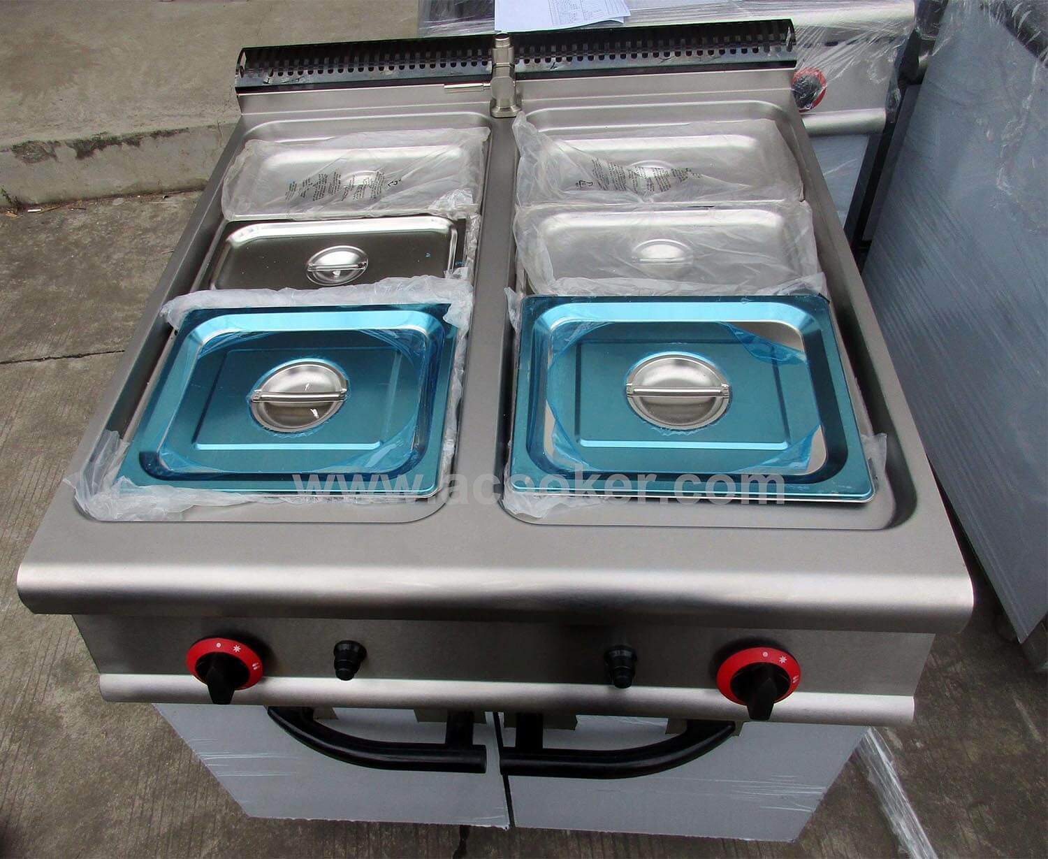 Gas Bain Marie Gas Food Warmer Restaurant Food Warmer