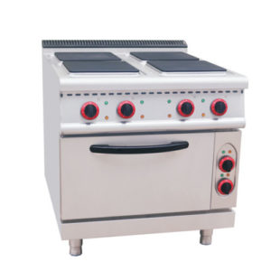 Restaurant And Hotel 4 Burner Electric Range With Oven(900 Series)
