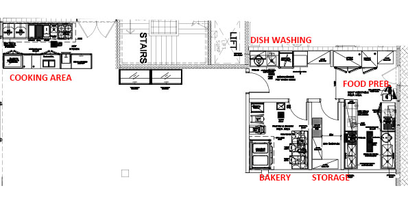 Western Restaurant Design | Fine Dining Catering Kitchen Project