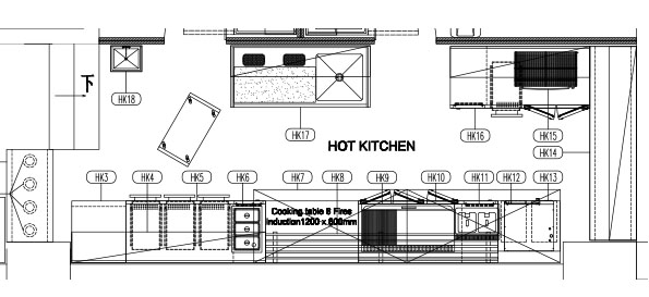 Western Restaurant project | Western Restaurant Kitchen Design Layout