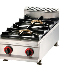 Commercial Counter Top Gas Stove With Splashback