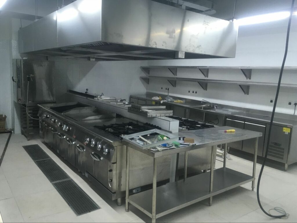 commercial kitchen installation