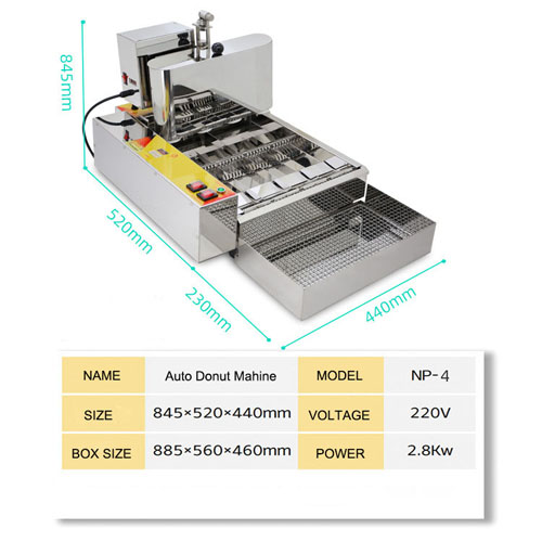 Commercial donut machine  Automatic donut making equipment