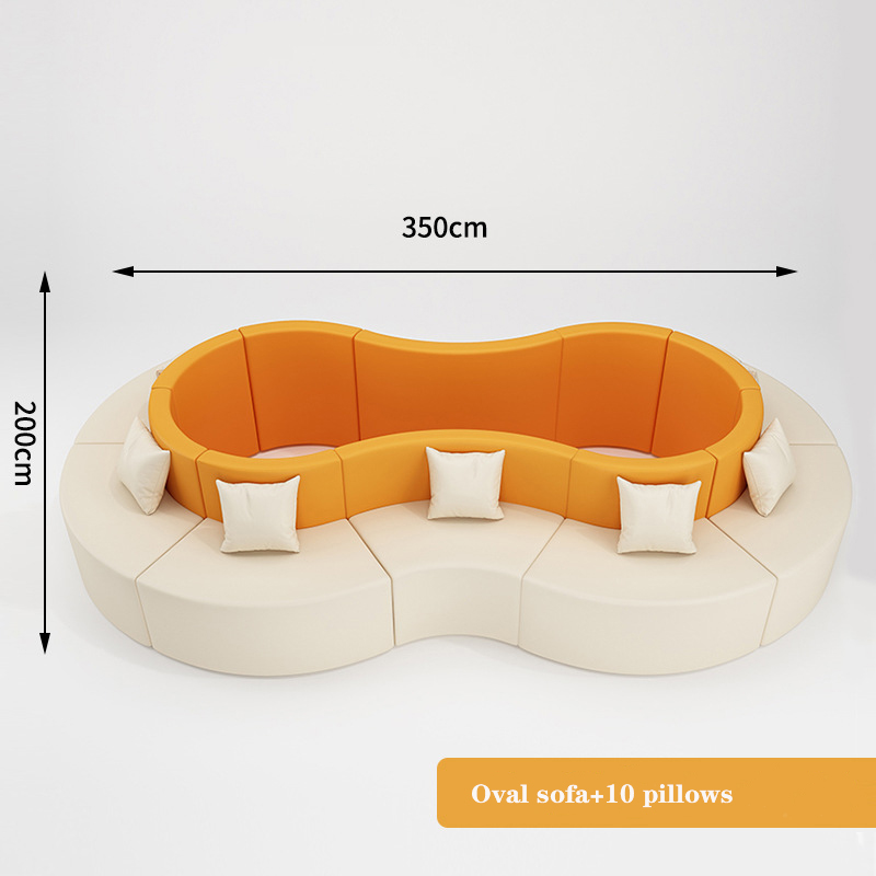 favor Bære amplitude Training Institution Rest Area Sofa Creative Special-shaped