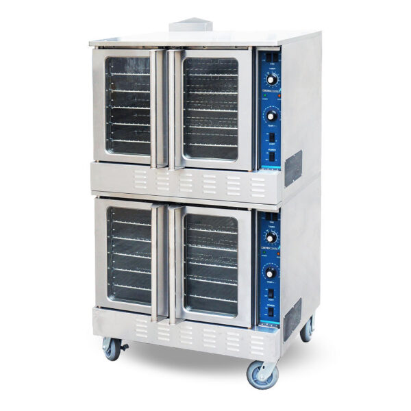 Commercial gas convection oven restaurant and hotel food baking equipment,10 shelves,mechanical knob controller,54,000 BTU
