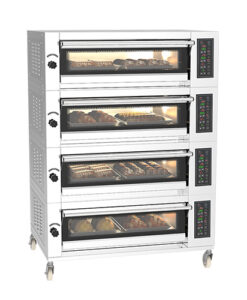 Electric Bakery Oven Commercial Electric Roaster Oven For Restaurant And Hotel,4 Decks,8 Trays,380V/50Hz,27.2Kw,Digital Control