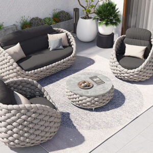 Luxury Balcony Furniture Outdoor Hotel Garden Patio Villa Leisure Sofa