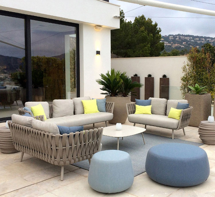Outdoor Furniture Supply Hotel Garden Patio Villa Leisure Sofa Manufacturer