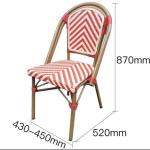 Rattan Outdoor Chair Coffee Shop Outdoor Furniture Patio Balcony Chairs