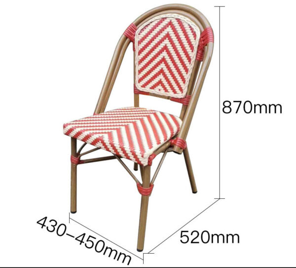 Rattan Outdoor Chair Coffee Shop Outdoor Furniture Patio Balcony Chairs