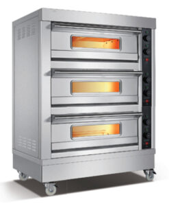 3 deck bakery oven electric baking machine for commercial kitchen,3 deck 3 trays,13,200W,380V/50Hz,mechanical control,economic price
