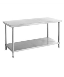 1.5m Food Prep Table Hotel Resaurant Metal Work Table For Kitchen