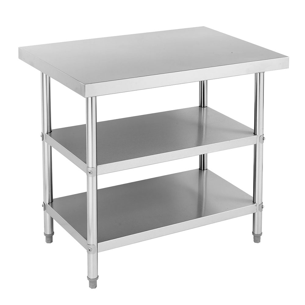 900mm Stainless Steel Prep Table Catering Industrial Kitchen Work Table