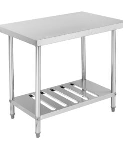 Buffet preparation table Catering kitchen food prep bench counter 900x700mm