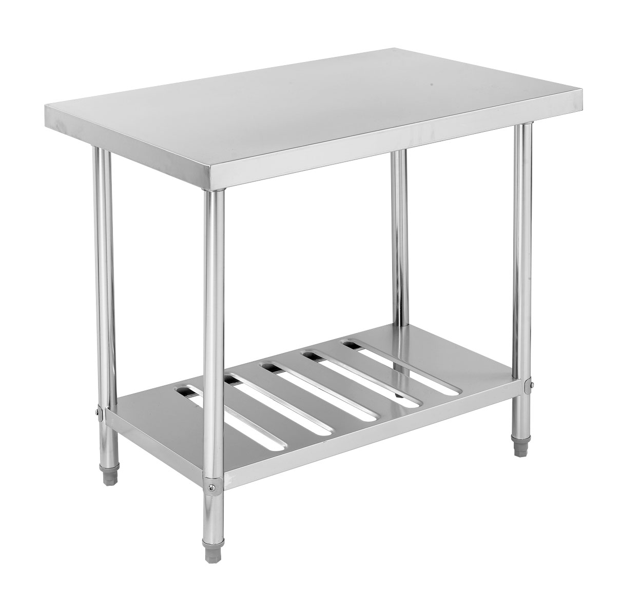 Commercial work bench Restaurant kitchen stainless steel table 1200x700mm