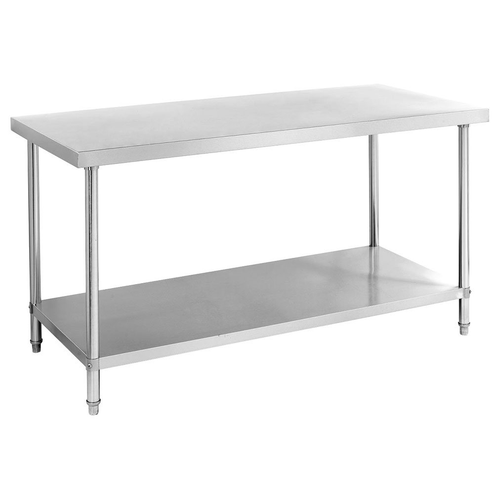 Stainless Steel Centre Table Restaurant Kitchen food Prep station 2100x800mm