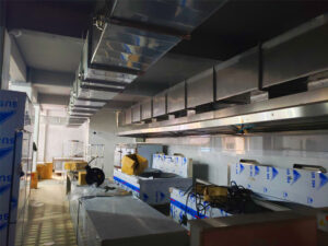 Commercial kitchen installation for restaurant hotel and resort