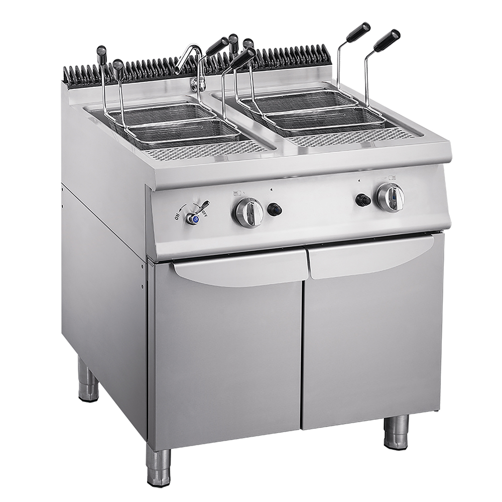 Gas pasta cooker for hotel kitchen floor standing high-end 900 series