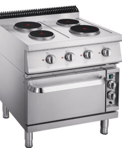 Cafe electric cooker Fast food restaurant kitchen cooker with oven