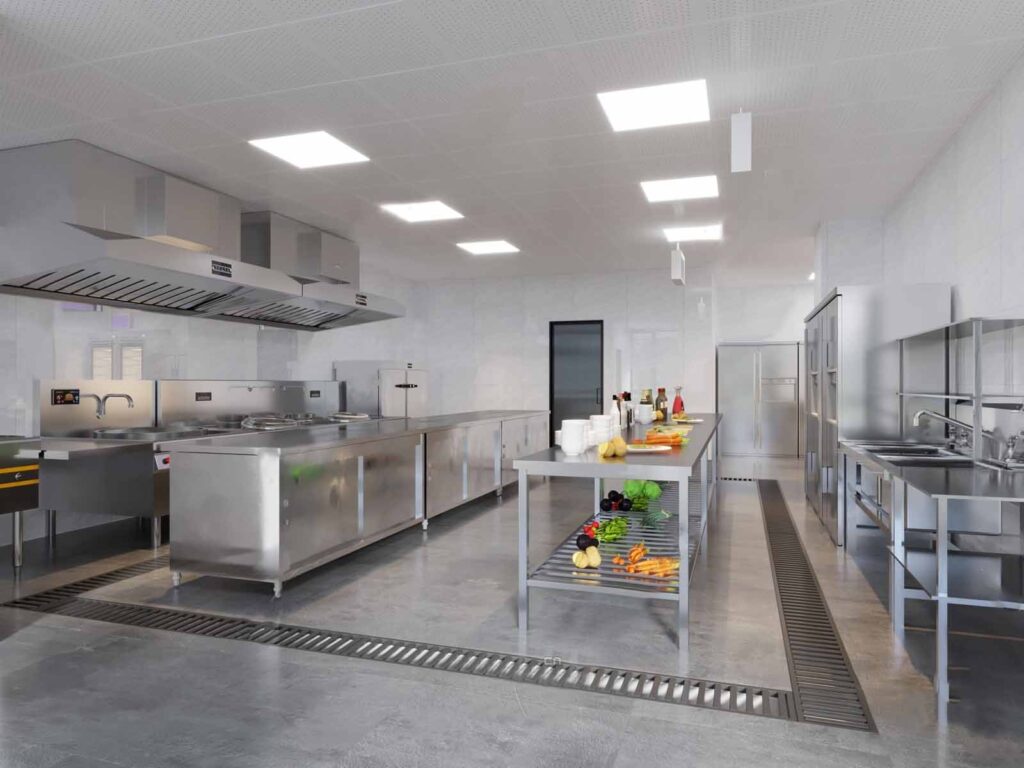 Hotel commercial kitchen design and project engineering solution