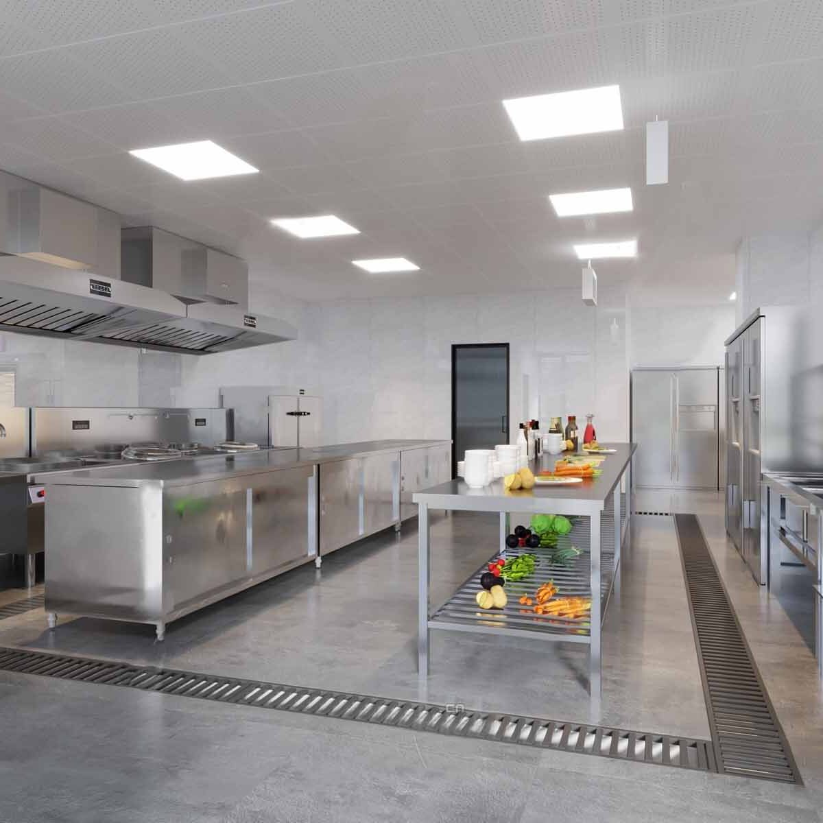 Hotel commercial kitchen design and project engineering solution